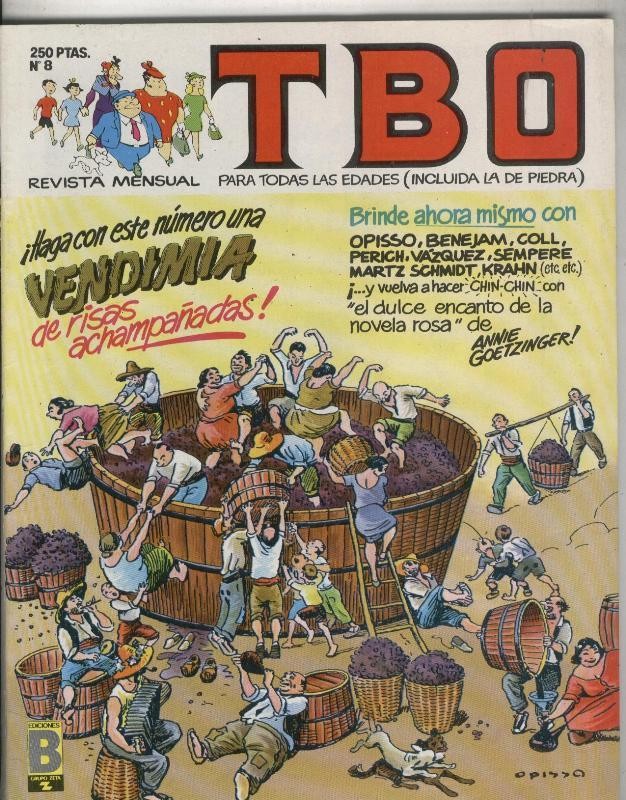 TBO de Ediciones B numero 008: portada de Opisso