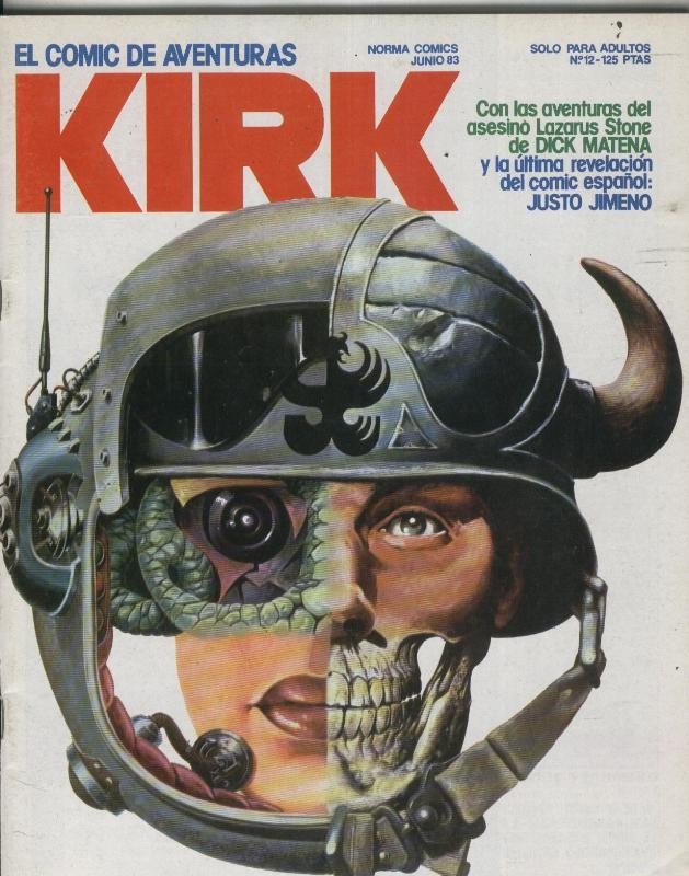 El comic de aventuras Kirk numero 12