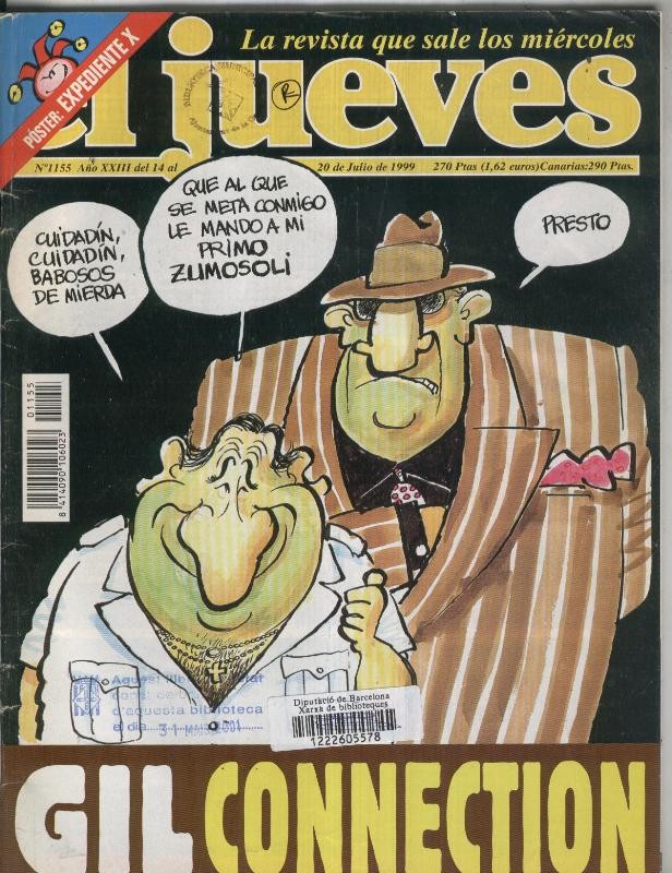 El Jueves revista semanal numero 1155: Gil Connection
