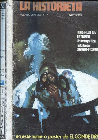 La Historieta, vertical numero 07: Mas alla de Saturno + poster conde dracula