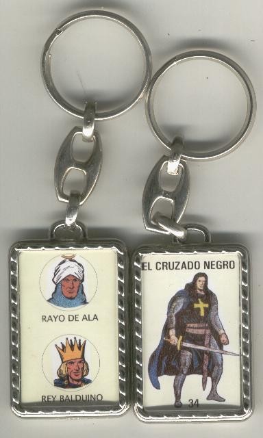 Llaveros comic español: El Cruzado Negro