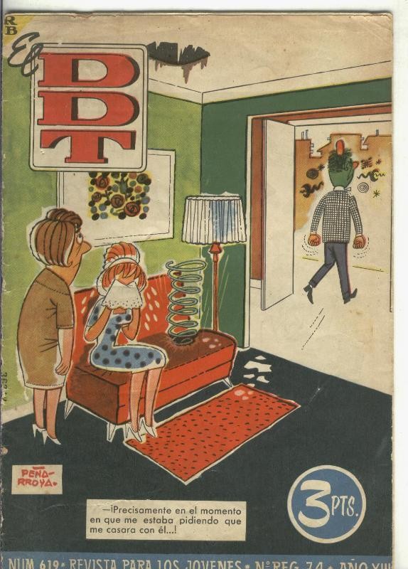 DDT primera epoca numero 619 (cubierta medio suelta)
