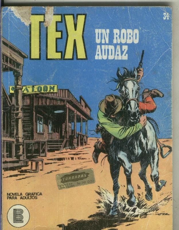 Tex numero 34; Un robo audaz