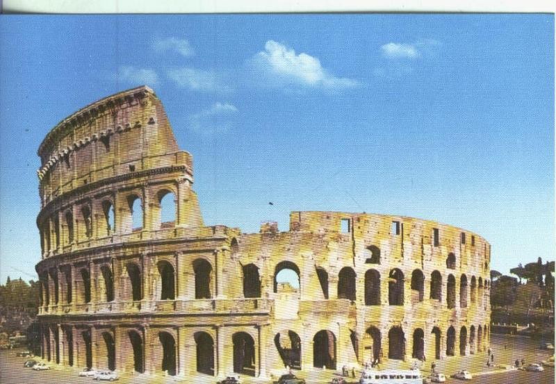 Postal: Arte Romano: Coliseo de Roma