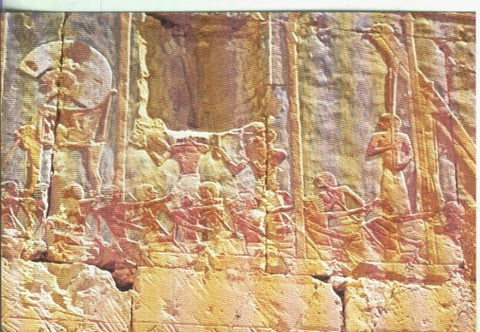 Postal: Arte Egipcio: Templo de la reina Hatshepsut