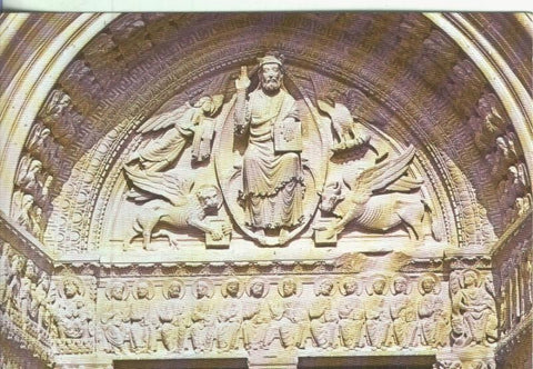 Postal: Arte Romanico: Fachada de San Trofimo de Arles