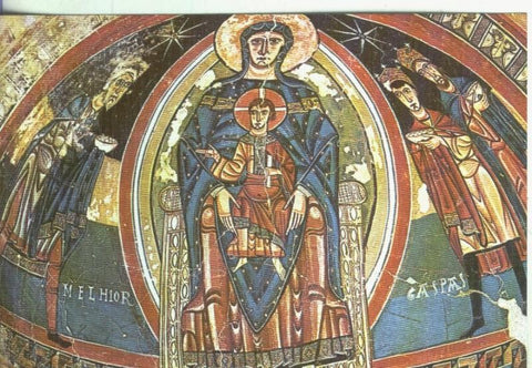 Postal: Arte Romanico: Santa Maria de Tahuil
