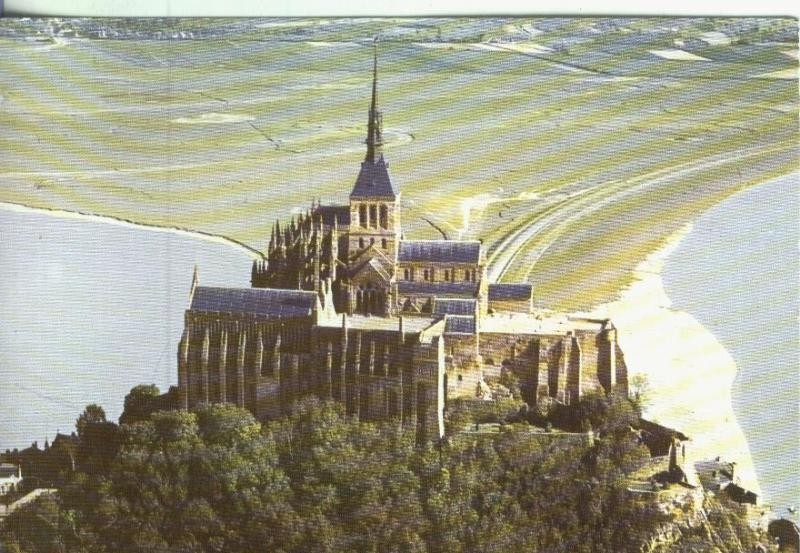 Postal: Arte Gotico: Abadia de Mont Saint Michel