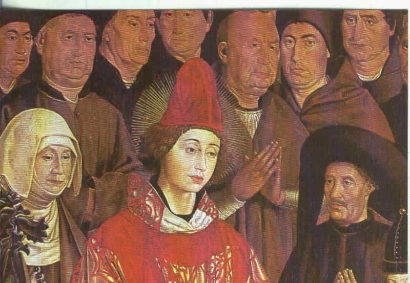 Postal: Arte Gotico:Tabla del Principe