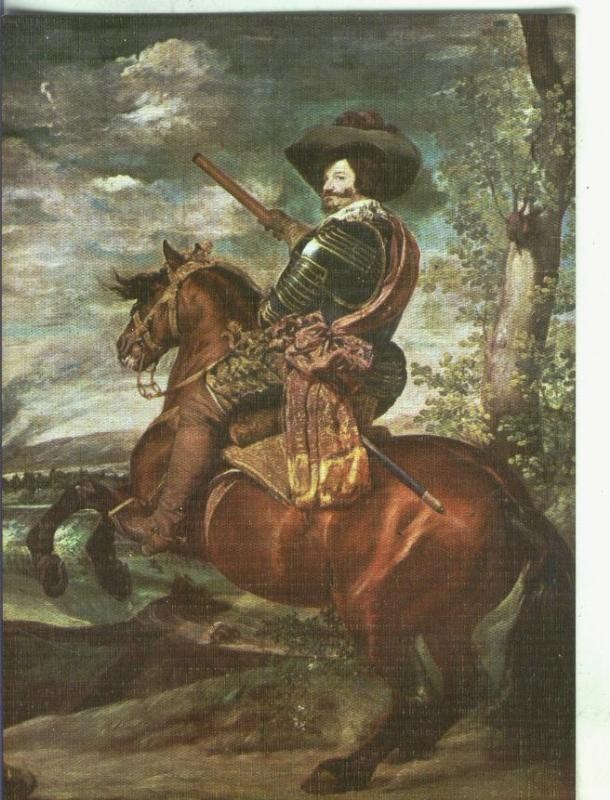 Postal: Escuela Española: Velazquez: Conde Duque de Olivares