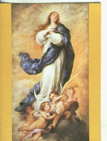 Postal: Escuela Española: Murillo: La concepcion