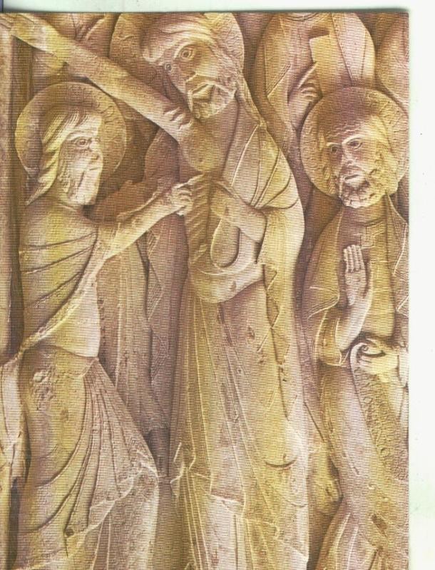 Postal: Arte Romanico: Relieve claustro Sto Domingo de Silos