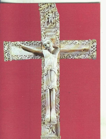 Postal: Arte Romanico: Crucifijo de don Fernando y doña Sancha