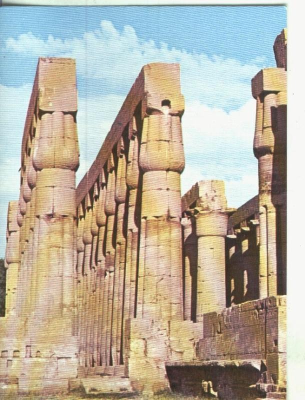 Postal: Arte Egipcio: Columnata egipcia