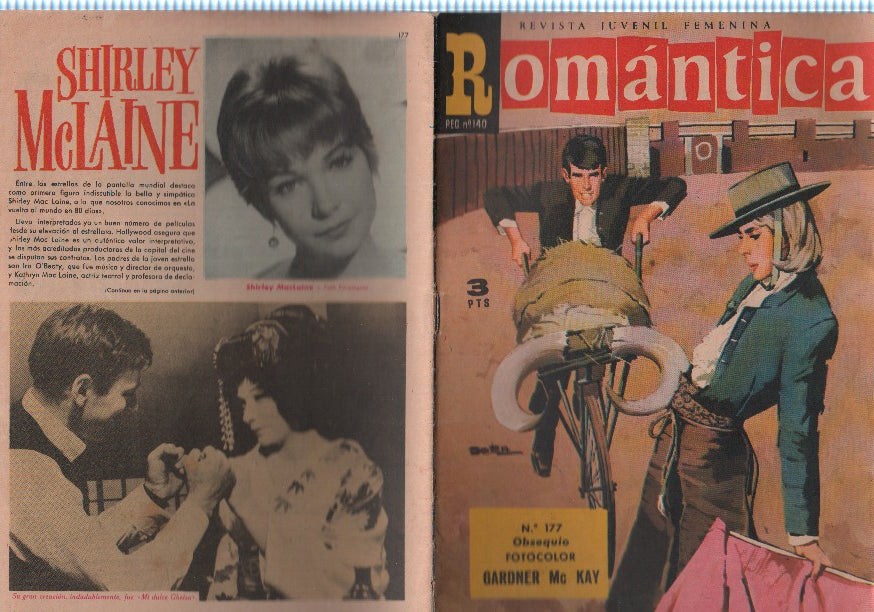 Romantica numero 177: Ficha Shirley Mclaine