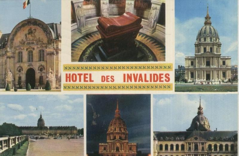 Postal:: Hotel des Invalides-Paris-Francia