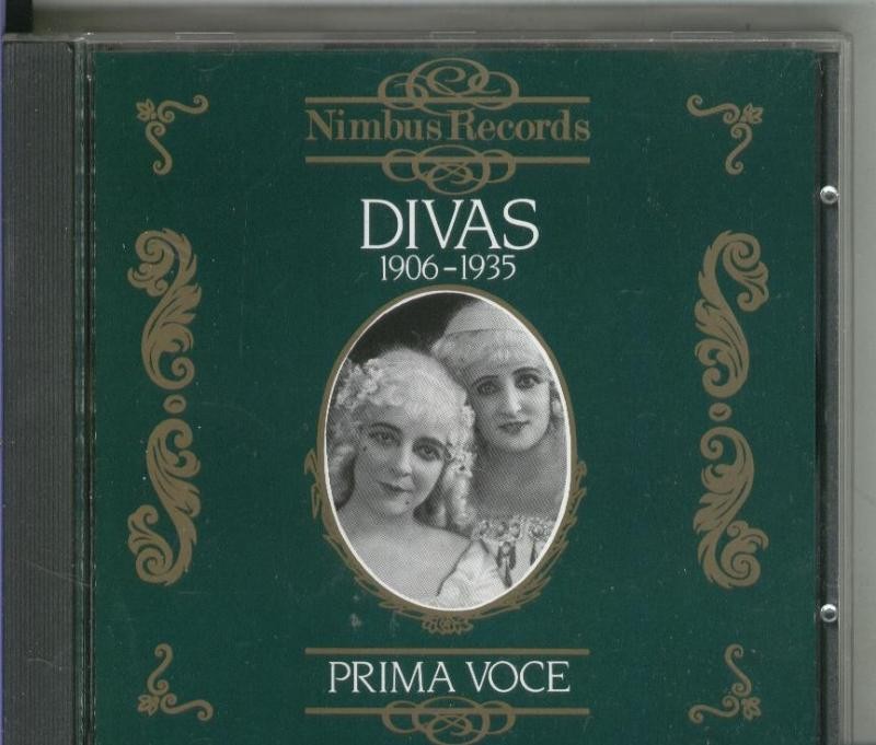 Prima Voce:  Divas 1906-1935 - CD musical