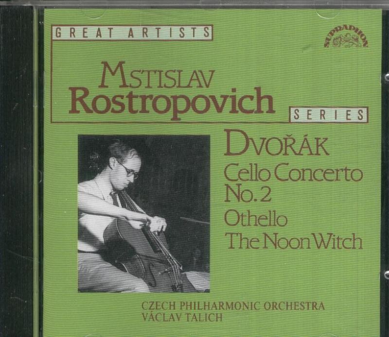 Mstislav Rostropovich; Great artists series  - CD musical