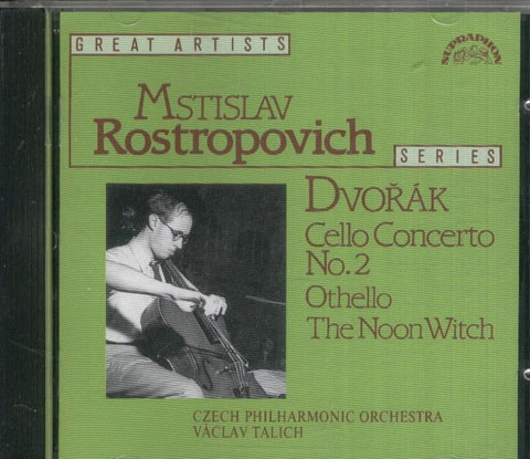 Mstislav Rostropovich; Great artists series  - CD musical