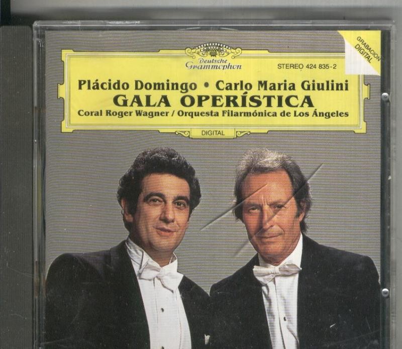 Gala operistica: Placido Domingo y Carlos maria Giulini - CD musical