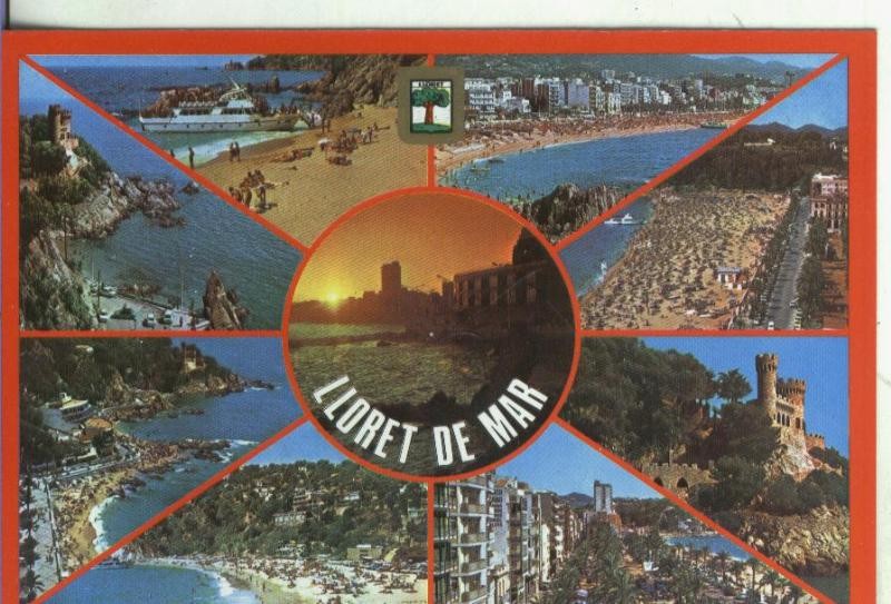Postal::  Costa Brava-Lloret de Mar
