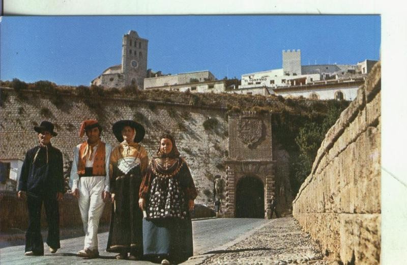Postal:: Ibiza-Trajes tipicos