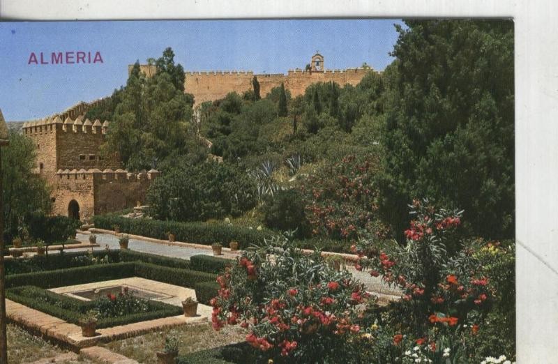 Postal: Almeria-Alcazaba jardines