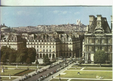 Postal: Francia-Paris-Les jardins des tuileries