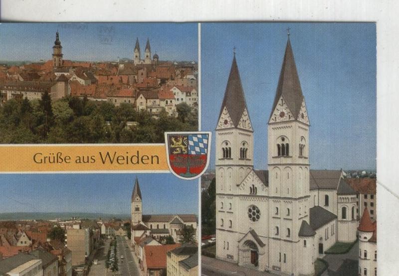 Postal: Alemania-Weiden