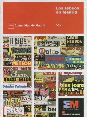 Folleto: Los tebeos en Madrid