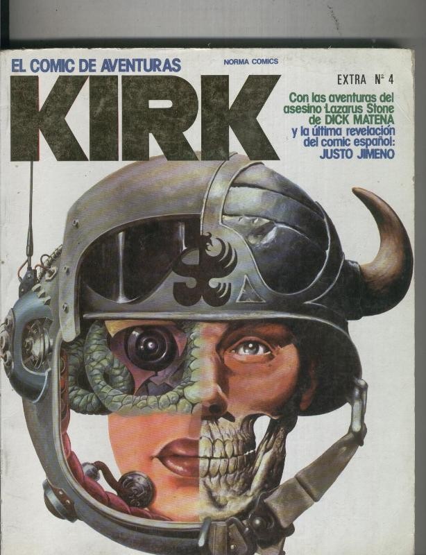 El comic de aventuras Kirk extra numero 4: retapado editorial con los numeros 12 al 14