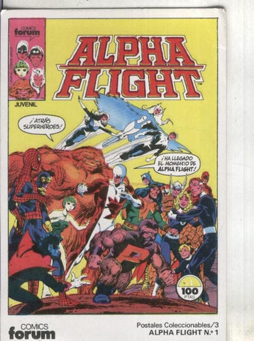 Postal: Madrid comics, propaganda comercial