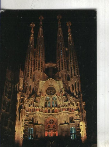 Postal: Barcelona-Sagrada Familia