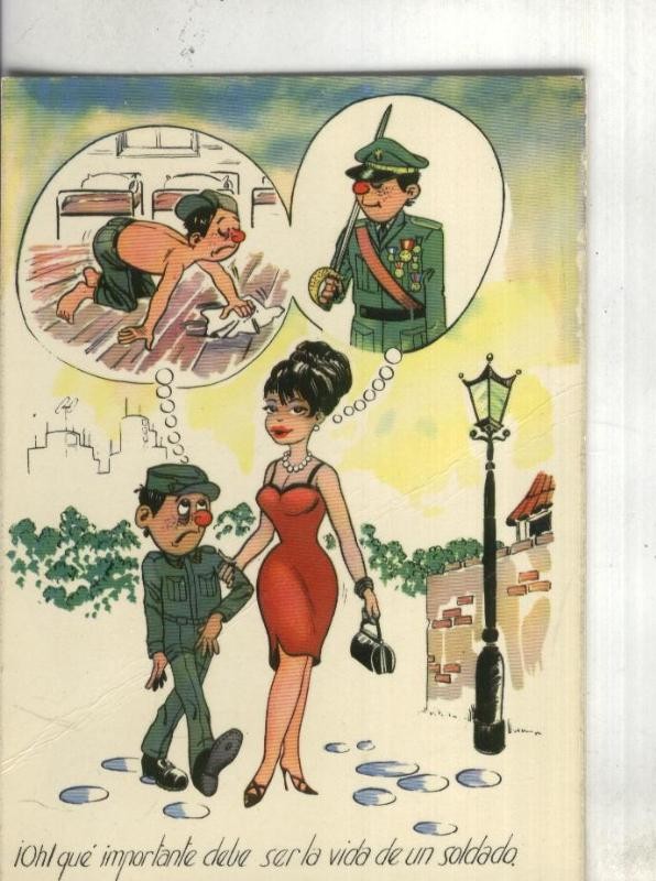 Postal: Recuerdo de la Mili