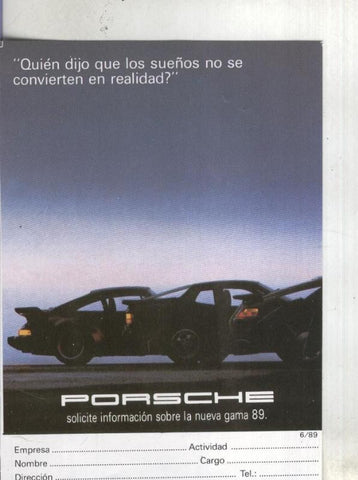 Postal: Propaganda: Porsche