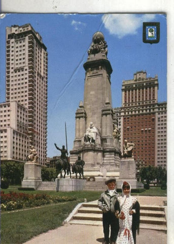 Postal: Madrid: Plaza España