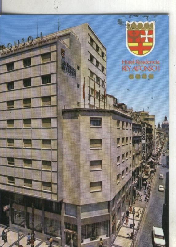 Postal:  Zaragoza: Hotel Rey Alfonso I