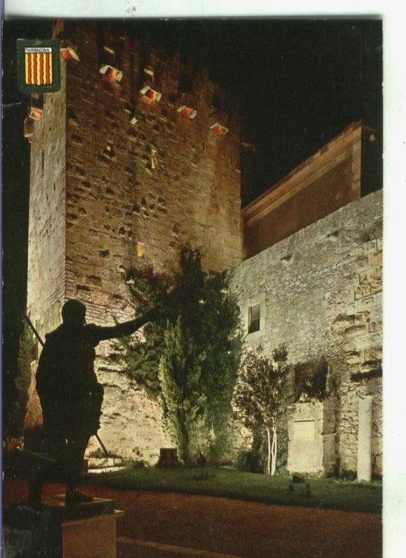 Postal:  Tarragona: Monumento a Cesar Augusto