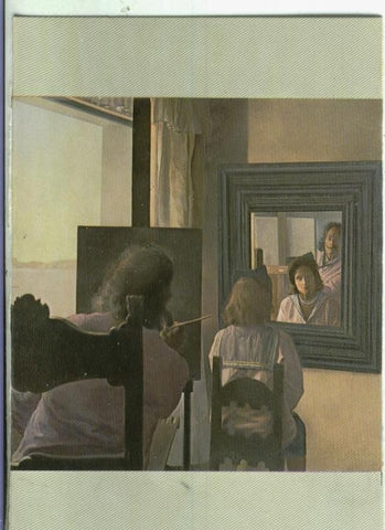 Postal: Dali: Primer cuadro estereoscopio