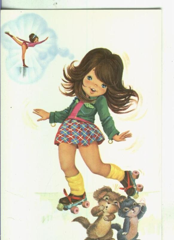 Postal: Escena familiar: ilustracion de Verriet