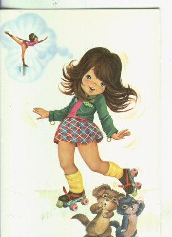 Postal: Escena familiar: ilustracion de Verriet