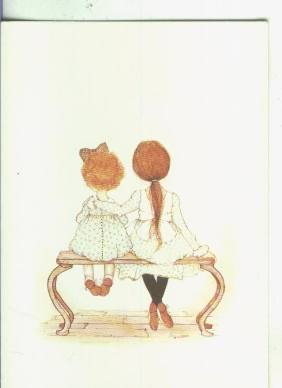 Postal: Escena familiar: ilustracion de Hobens ?