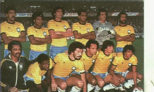 Cromos: Catalunya porta del mundial 82 numero 022: Seleccion de Brasil