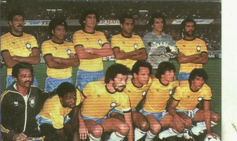 Cromos: Catalunya porta del mundial 82 numero 022: Seleccion de Brasil