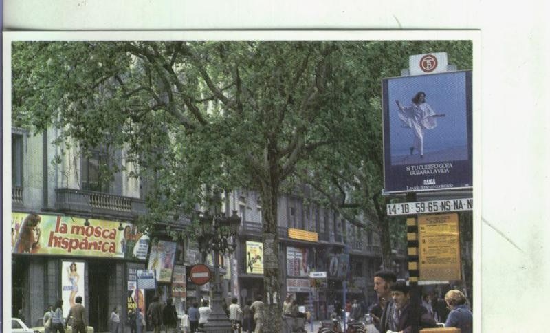 Postal: Barcelona: Ramblas