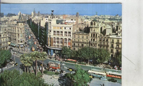 Postal: Barcelona: Plaza Universidad