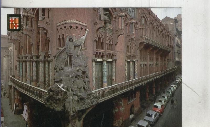 Postal: Barcelona: Palacio de la musica catalana