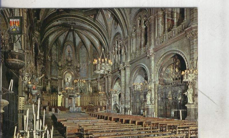 Postal: Barcelona: Montserrat