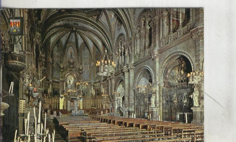 Postal: Barcelona: Montserrat