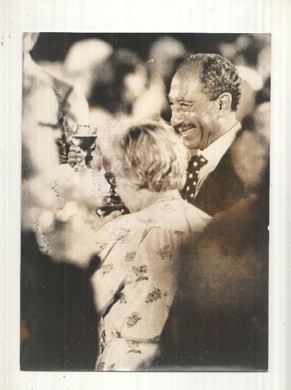 Foto prensa numero 035: Anwar el Sadat, presidente egipcio